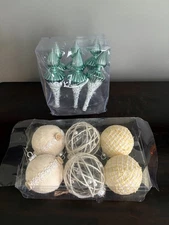 Lot of 12 Assorted Christmas Tree Ornaments