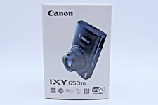 New Canon IXY 650 ELPH 360 HS Black Digital Camera Wi-Fi Sealed Japan