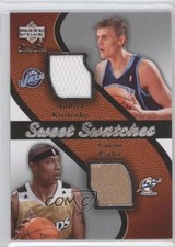 2007-08 Sweet Shot Swatches Memorabilia Andrei Kirilenko Caron Butler #SW-KB 0a1