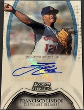 2011 Bowman Sterling Prospect Autographs Francisco Lindor Auto #BSP-FL