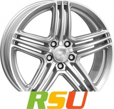 2DRV WH12 race silber lackiert 7.5x17" ET35 LK5 112 ML 66.6 Alufelgen 17 Zoll