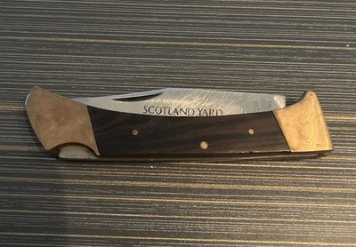 Vintage Valor Pocket Knife Scotland Yard Hi-Stainless Made In