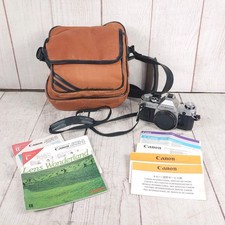 NEW BATTERY - Canon AE-1 Program 35mm SLR Film Camera BODY ONLY Silver - TESTED
