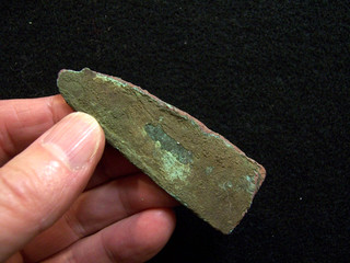 AUTHENTIC OLD COPPER CULTURE CELT FROM LANGLADE CO. WISCONSIN
