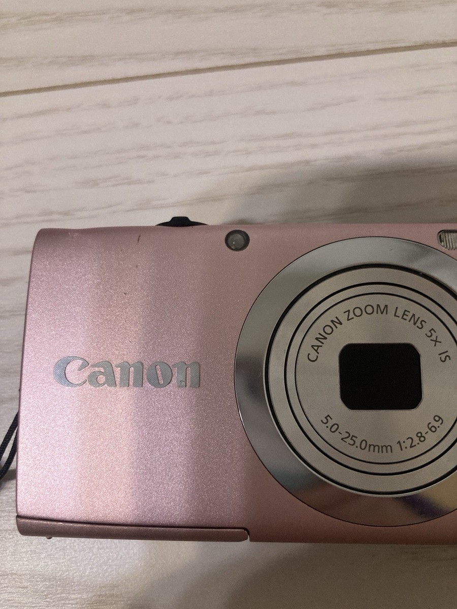 【H.e.R】Canon PowerShot A2400 IS ピンク Canon PowerShot A2400 IS Pink 16.0MP Digital Camera English