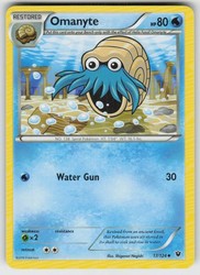 Omanyte 17/124 XY Fates Collide Uncommon
