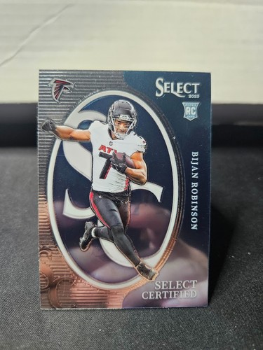 Bijan Robinson #CRO-BRO 2023 Panini Select Certified Rookie card