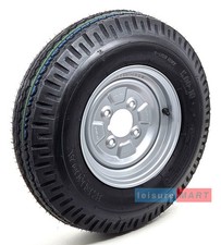 500X10 500 X 10 Trailer Wheel and Tyre 8 Ply Tyre 500kg 4 inch PCD 10 Inch Rim