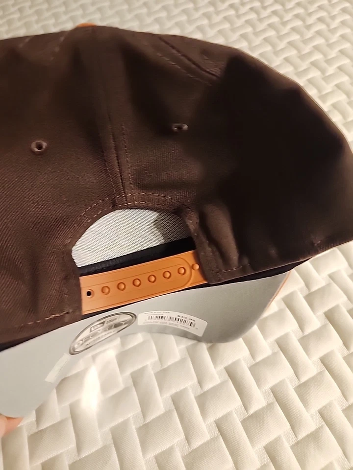 Sombrero Phoenix Suns New Era Snapback Marrón/Naranja Otoño/Otoño Diseño Hoja Cosida Foto 4 de 4