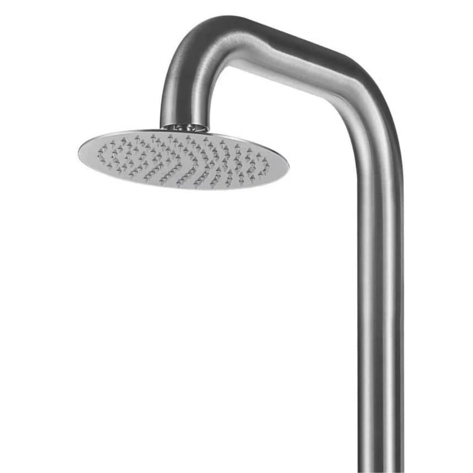 Ogomondo  Colonna Doccia Acciaio Inox Summer a Pavimento da Giardino Da Esterno Foto 3 de 4