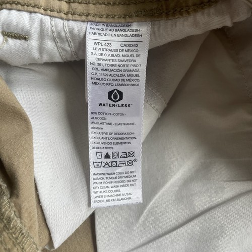 Levi’s Denizen Shorts Mens W36 Cream Cargo Baggy Y2K Hang Me Up Casual Pockets - Picture 5 of 13