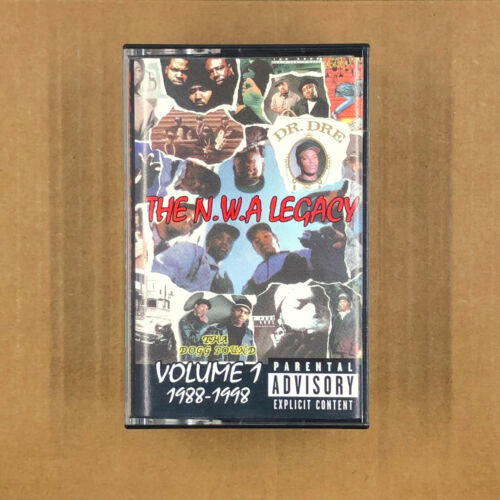 NWA THE LEGACY VOLUME 1 (1989-1998) Cassette Tape DR DRE EAZY E ICE CUBE 2PAC - Picture 1 of 7