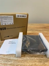 USB 2.0 Slim Portable Optical Drive | Model: KL1024 | Laptop Desktop PC Black