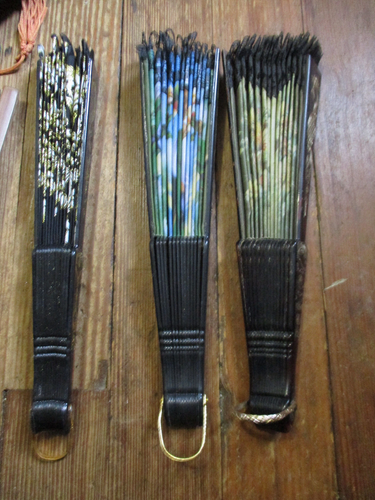 SIX Pcs Beautiful Vintage Asian Fans Very Nice! - Picture 12 of 12