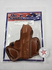 Desantis Brown Leather Holster Kimber Solo Carry OWB Right Hand Thunbreak