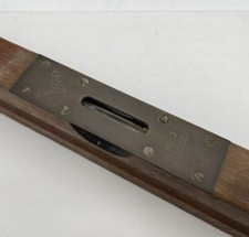 ANTIQUE Vintage STANLEY No. 3 Level CHERRY WOOD 30โ Inches Long MADE IN USA.