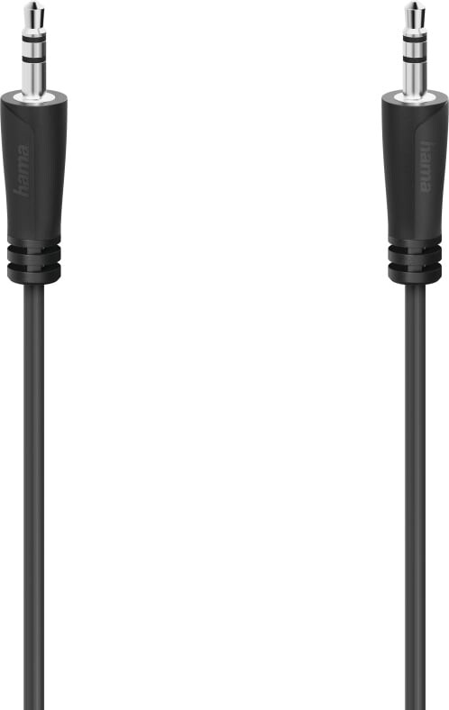 Hama Cavo Jack audio 3.5mm 5 m (Maschio/Maschio) Nero - 00205116