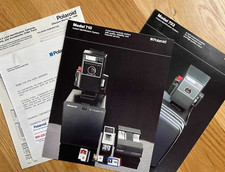 VTG POLAROID Instant Identification System Model 703 710 SALES BROCHURES more