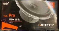 Hertz MPX 165.3 PRO Mille PRO Series 6.5" 2-way car speakers