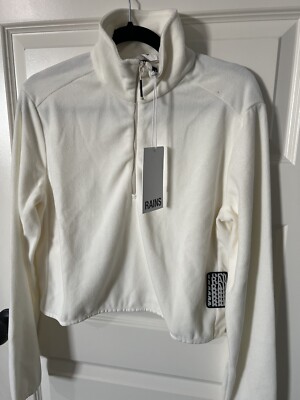 Rains Fleece With Half Zip New With Tags Size Small Color Fossil