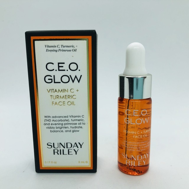 Sunday Riley CEO Glow Vitamin C Turmeric Face Oil .17 oz / 5mL Travel