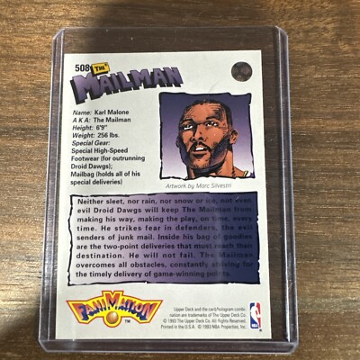 1992-93 Upper Deck FanImation #508 Karl Malone Jazz HOF | eBay
