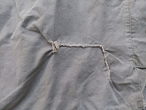 Vtg Banana Republic Drab Green Photographer Safari Utility Full-Zip Vest Size L - Picture 8 of 8
