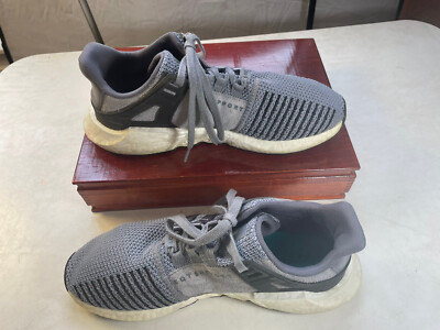 ADIDAS Men s Gray/Black EQT Support Low Top Sneakers, pyv702001, SZ: 12
