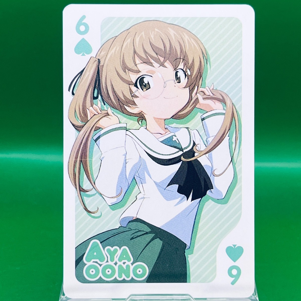 ゲームセンター・ゲームカード Aya Aya Oono 6 Spade Girls und Panzer Playing card Limited Characters