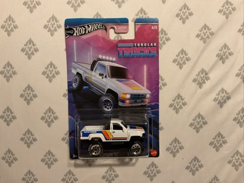 HOT WHEELS 2024 TUBULAR TRUCKS FULL SET OF 6, FORD, DODGE, JEEP, TOYOTA, CHEVY - Picture 4 of 7