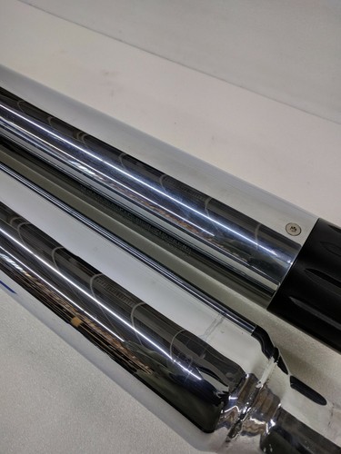 OEM Harley-Davidson 2017-2020 CVO Chrome Touring Slip on Mufflers 64900256 - Picture 4 of 9
