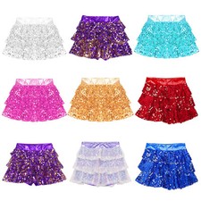 Women's Skirts Club Skirt Latin Skirted Competition Miniskirt Dance Streetwear