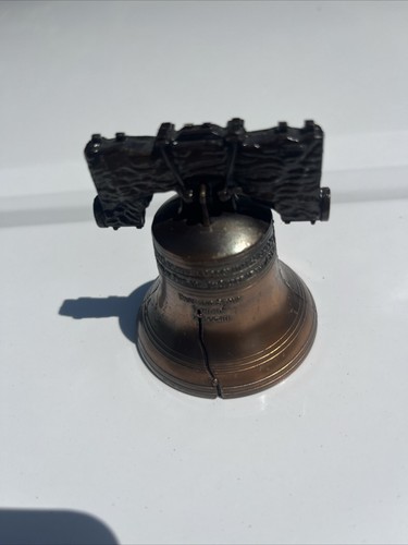 Liberty Bell Kupfer Souvenir Philadelphia Pa. Independence 2" funktioniert top