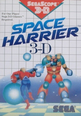 SEGA Master System Spiel - Space Harrier 3-D Modul