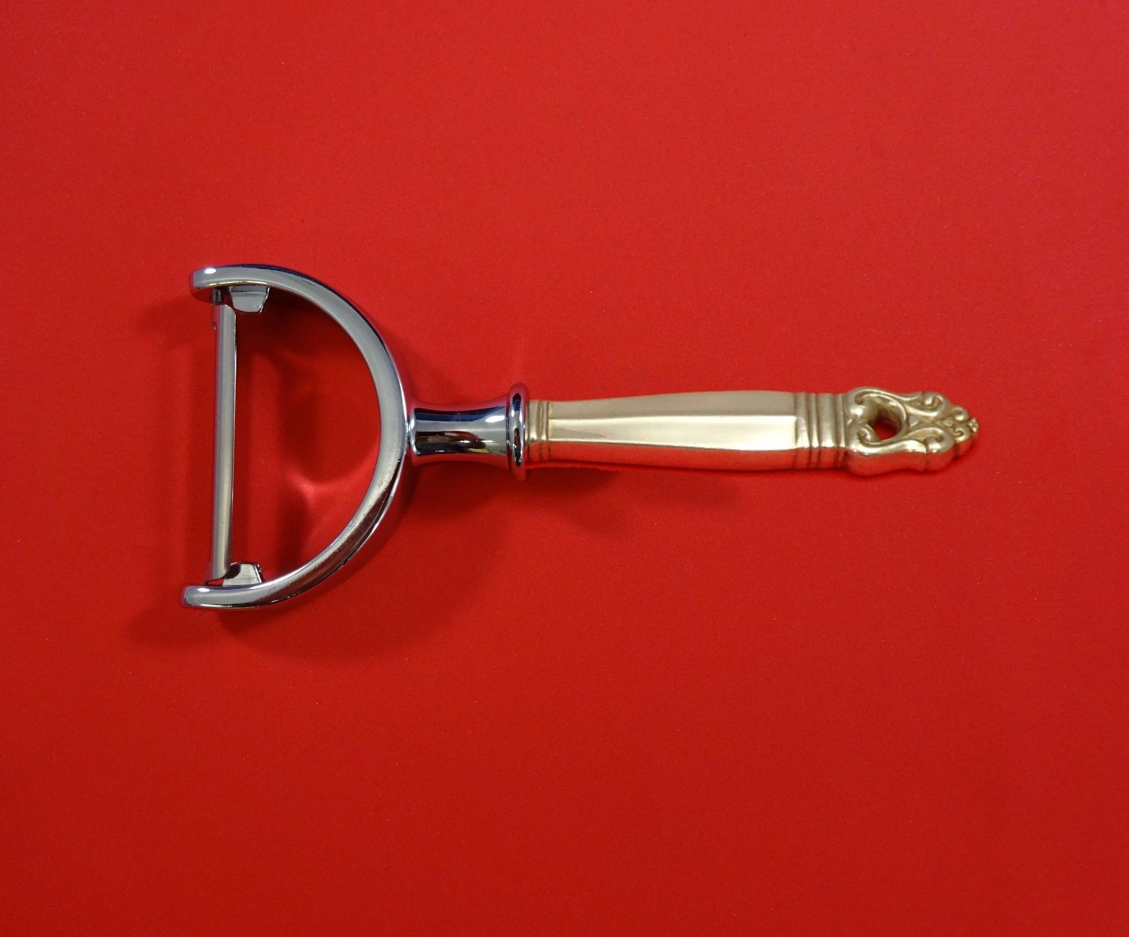 Royal Danish by International Sterling Silver Vegetable Peeler HHWS Custom 6"