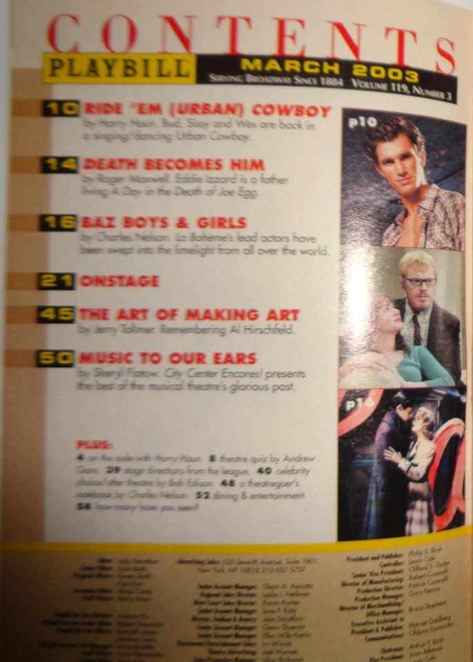 F*CKING A - Playbill - März 2001 - Public Theater, NYC - Mit Eintrittskarte - Bild 3 von 4