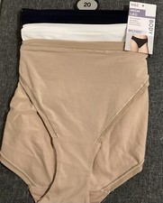 BNWT M S HIGH LEG BODY FLEXIFIT SIZE 20 X 3 PAIRS