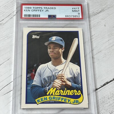 その他 Ken Griffey Jr RC 1989 Topps Traded Tiff Ken Griffey Jr 1989 Topps Traded Tiffany Autograph RC Card