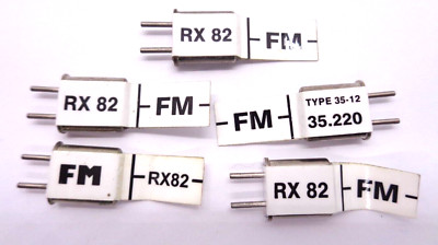 FUTABA CHANNEL 82 SINGLE CONVERSION EMPFÄNGER KRISTALLE 35MHZ MENGE 5