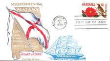 #1375 Alabama Statehood Overseas Mailer FDC (38019691375001)