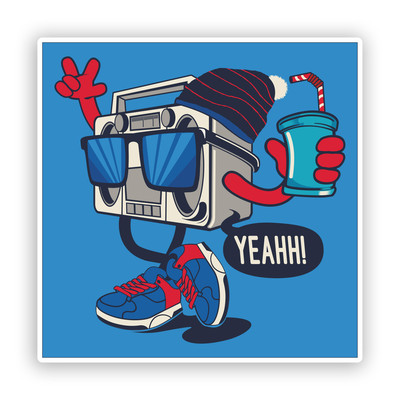 2 x Yeahh! Funny Vinyl Stickers #7556Â | eBay UK