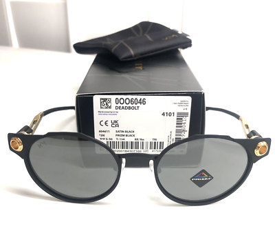 OAKLEY KYLIAN MBAPPE DEADBOLT SUNGLASSES Limited Ed Satin Black