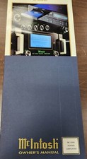 McIntosh MC1000 Power Amp. Owners Manual 15 pgs. RARE w/Brochure
