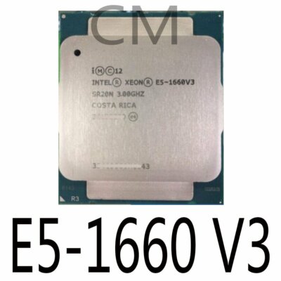 Intel Xeon E5-1620 V3 E5-1630 V3 E5-1650 V3 E5-1660 V3 CPU Processor