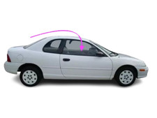 Fits: 1995-1999 Dodge Neon,Plymouth Neon 2D Coupe Front Right Door Window Glass