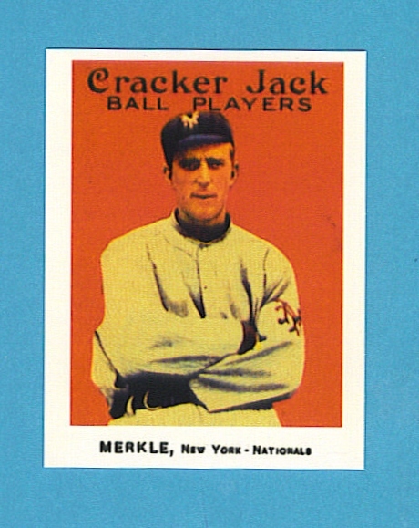 Frederick Merkle #78 Baseball Cards 1915 Cracker Jack trading card — raw and PSA graded price guide