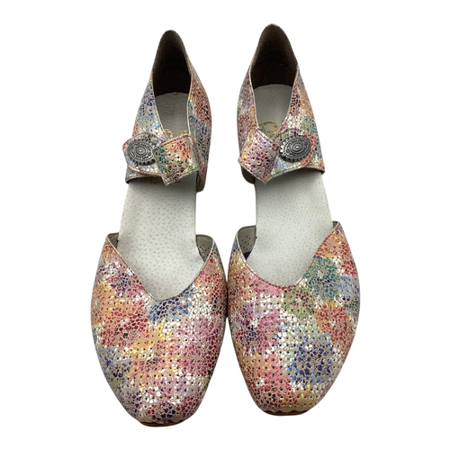 Zapatos de Corte Rieker Multicolor Imitación Cuero Tacón Bajo Mary Jane Talla 7.5 Usados - Imagen 5 de 9