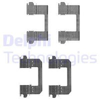 LX0530 Delphi ZubehöRsatz, Scheibenbremsbelag FüR Nissan,Renault