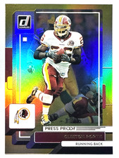 CLINTON PORTIS Washington Redskins 2022 Donruss GOLD HOLO PRESS PROOF Card #185