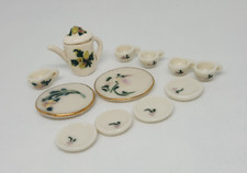 Vintage Dollhouse Ceramic Dish Set Tea Ser